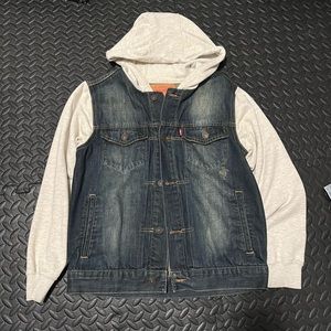 Levi Denim Hoodie Jacket